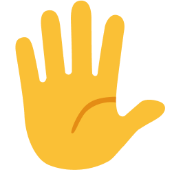 Paper move emoji